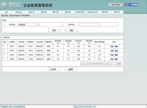 企业能源管理系统Axure RP原型设计与构建